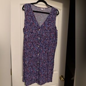 Floral Gap button up tank dress size xxl